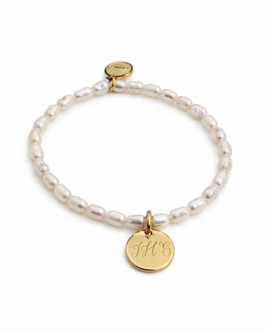 Dziecięca bransoletka black stone i koniczynka czarny tytan